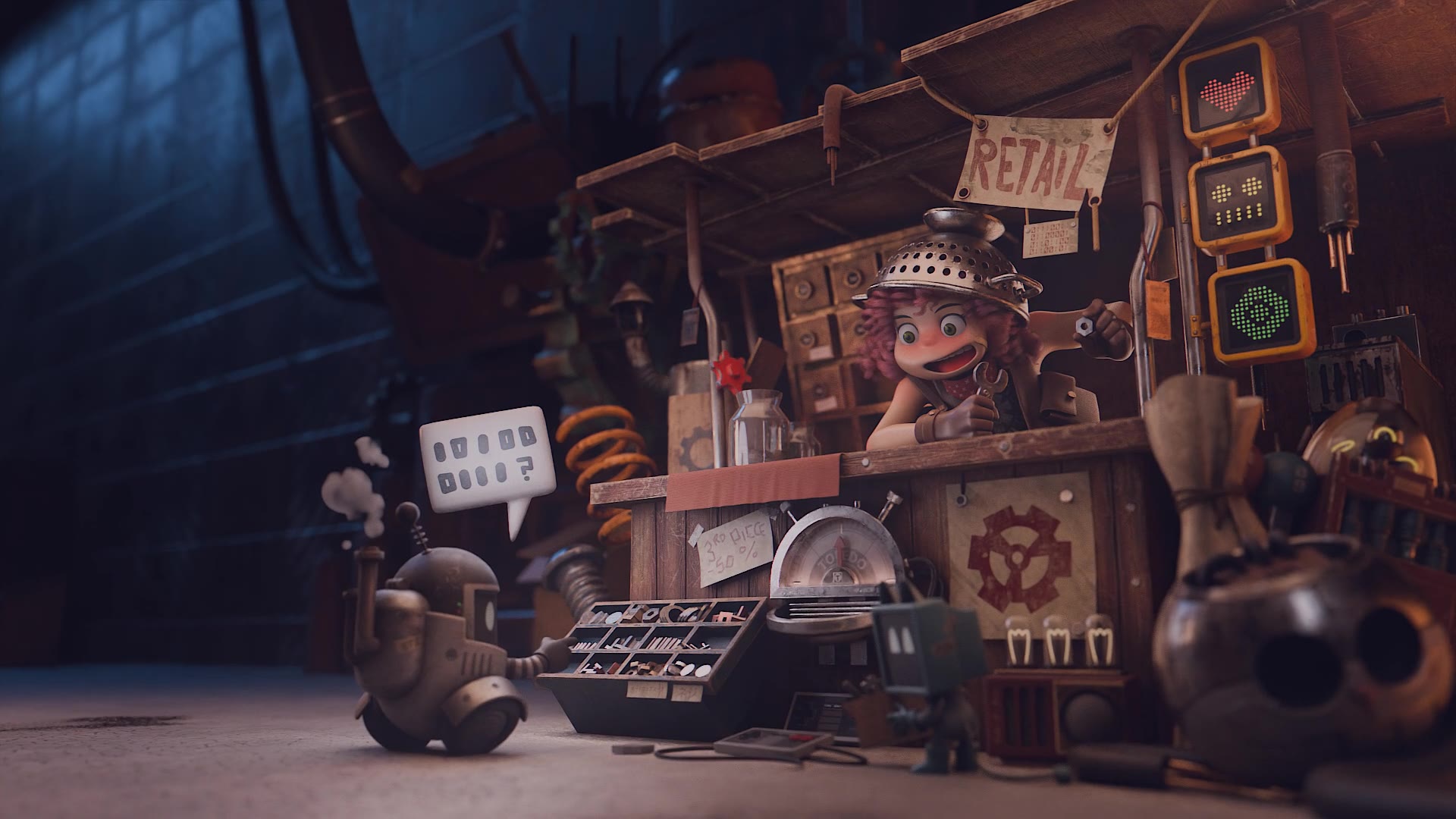 Junk Shop — kinematografska kompozicija, 2 000 samples